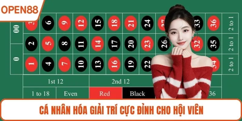 Cá nhân hóa giải trí cực đỉnh cho hội viên